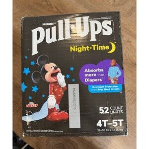 Pull-Ups Night-Time Disposable Training Pants - Boys' - 4T-5T - 52ct